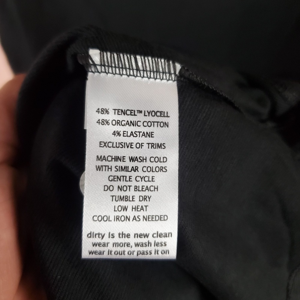 Toad & Co Rosalinda Fit & Flare Dress Women S Black Tencel V Neck - Picture 4 of 10
